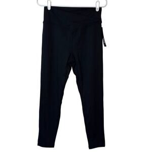 NWT Bally Total Fitness High Rise Criss Cross Waist Leggings Size XL Black